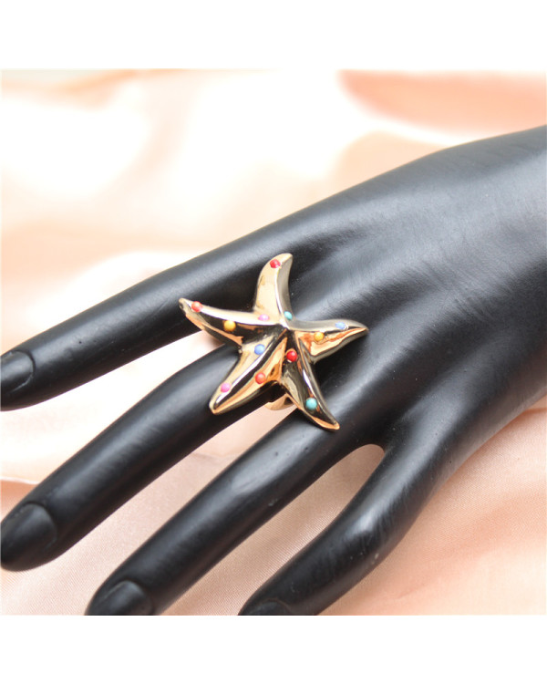 Коктейльне кільце з камінням Sea Star
