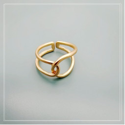 Кільце матове золото MyStyle-foto6
