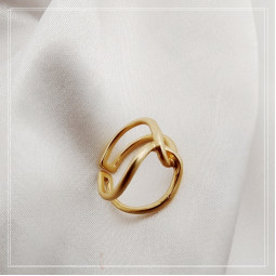 Кільце матове золото MyStyle-foto4