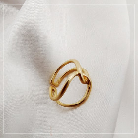 Кільце матове золото MyStyle-foto4