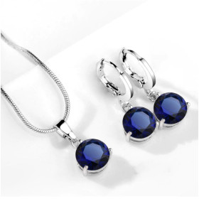 Набор украшений Blue Cristal