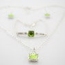 Набор украшений "Марево", green