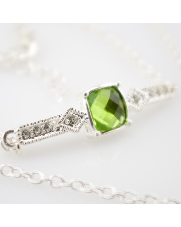 Набор украшений "Марево", green