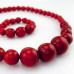Набор бусы и браслет "Red Set"