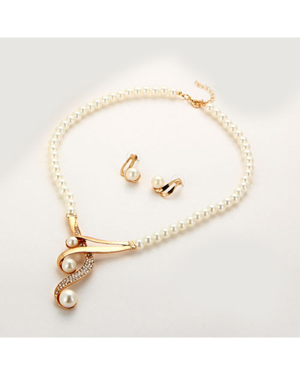 Набор украшений Wave Pearl