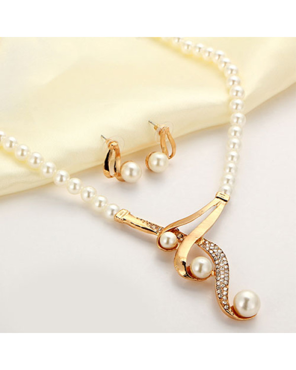 Набор украшений Wave Pearl