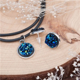 Набор украшений "Druzy", кристалл-foto3