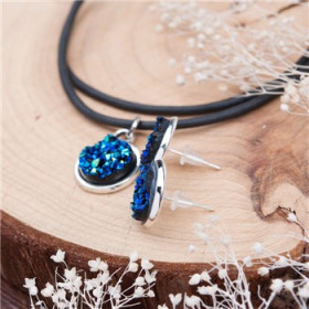Набор украшений "Druzy", кристалл-foto4
