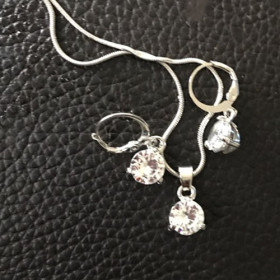 Комплект украшений White Cristal уценка-foto4