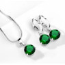 Набор украшений Green Cristall