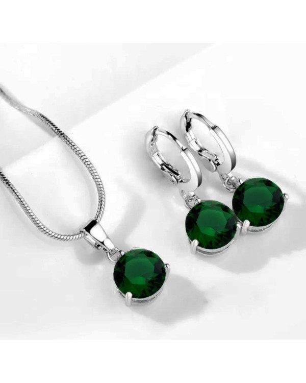 Набор украшений Green Cristall